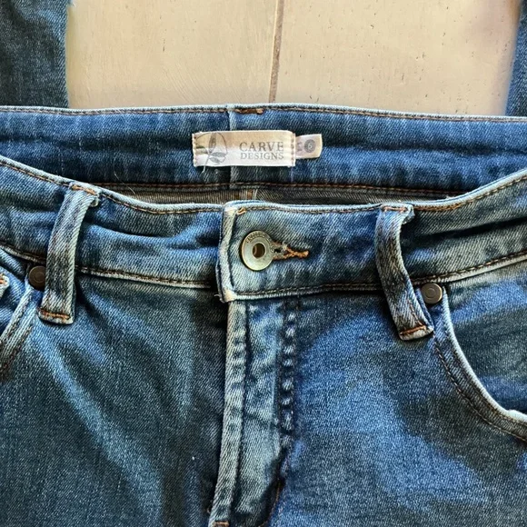 Carve Designs Carson Straight Leg Jeans 6 - Picture 2 of 7